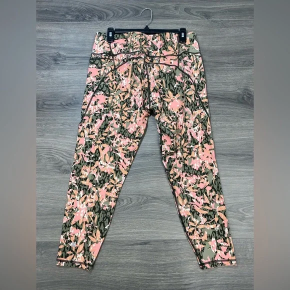Sweaty Betty Power Pocket 7/8 Leggings Pink Green Floral Print 2XL XXL - Picture 6 of 12